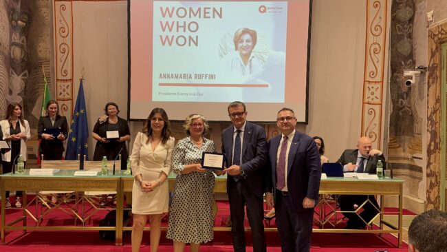 Annamaria Ruffini Receives Women Who Won Award for Pioneering Contributions to Italian Tourism